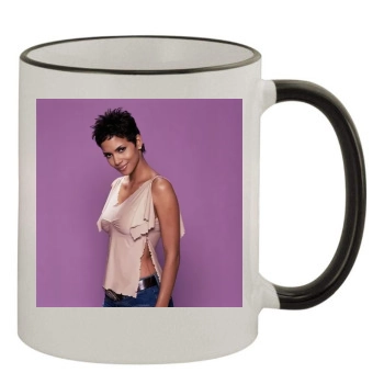 Halle Berry 11oz Colored Rim & Handle Mug