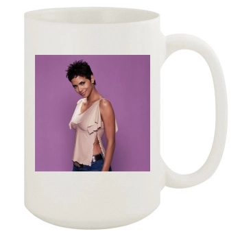 Halle Berry 15oz White Mug