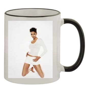 Halle Berry 11oz Colored Rim & Handle Mug