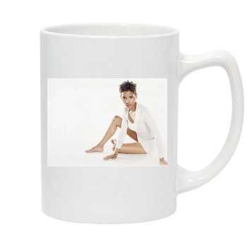 Halle Berry 14oz White Statesman Mug