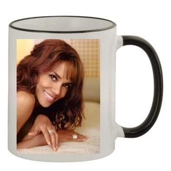 Halle Berry 11oz Colored Rim & Handle Mug