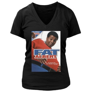 Fat Albert (2004) Women's Deep V-Neck TShirt