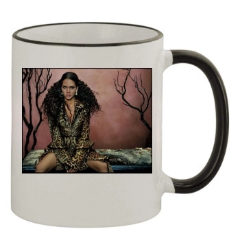 Halle Berry 11oz Colored Rim & Handle Mug