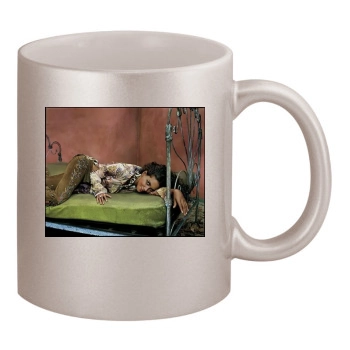 Halle Berry 11oz Metallic Silver Mug