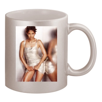 Halle Berry 11oz Metallic Silver Mug