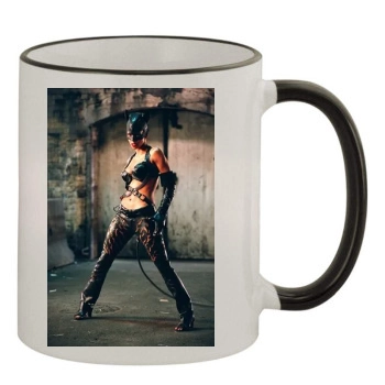 Halle Berry 11oz Colored Rim & Handle Mug