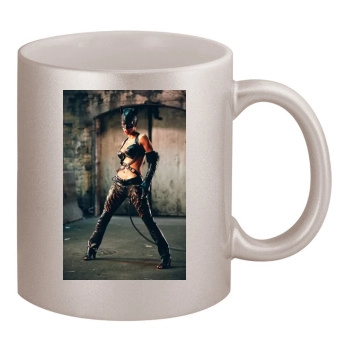 Halle Berry 11oz Metallic Silver Mug