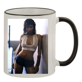 Halle Berry 11oz Colored Rim & Handle Mug