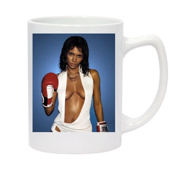 Halle Berry 14oz White Statesman Mug