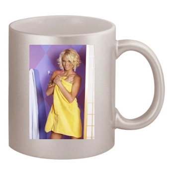 Hanna Hilton 11oz Metallic Silver Mug