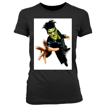 Son Of The Mask (2005) Women's Junior Cut Crewneck T-Shirt