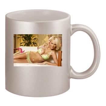 Hanna Hilton 11oz Metallic Silver Mug