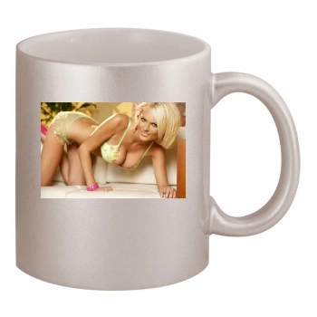 Hanna Hilton 11oz Metallic Silver Mug