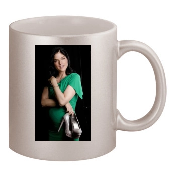 Selma Blair 11oz Metallic Silver Mug