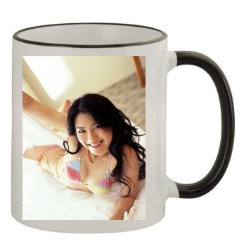 Haruna Yabuki 11oz Colored Rim & Handle Mug