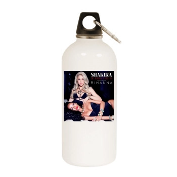 Shakira White Water Bottle With Carabiner