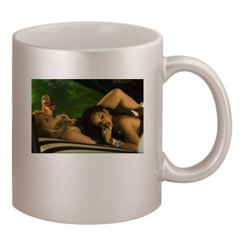 Shakira 11oz Metallic Silver Mug