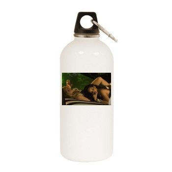 Shakira White Water Bottle With Carabiner