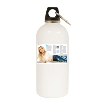 Shakira White Water Bottle With Carabiner