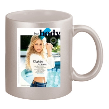 Shakira 11oz Metallic Silver Mug