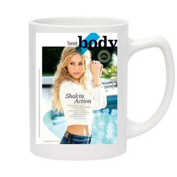 Shakira 14oz White Statesman Mug