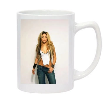 Shakira 14oz White Statesman Mug