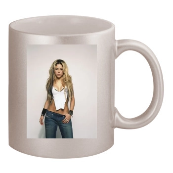 Shakira 11oz Metallic Silver Mug