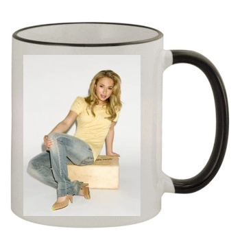 Hayden Panettiere 11oz Colored Rim & Handle Mug