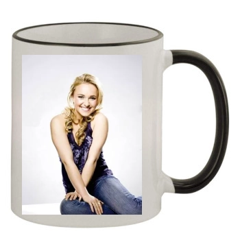 Hayden Panettiere 11oz Colored Rim & Handle Mug