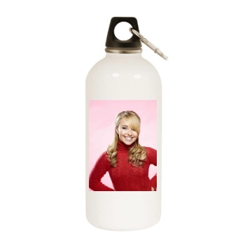 Hayden Panettiere White Water Bottle With Carabiner