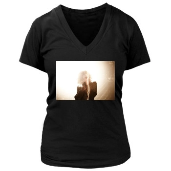 Shannen Doherty Women's Deep V-Neck TShirt