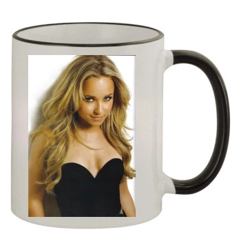 Hayden Panettiere 11oz Colored Rim & Handle Mug