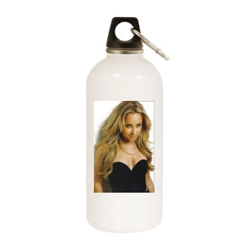 Hayden Panettiere White Water Bottle With Carabiner