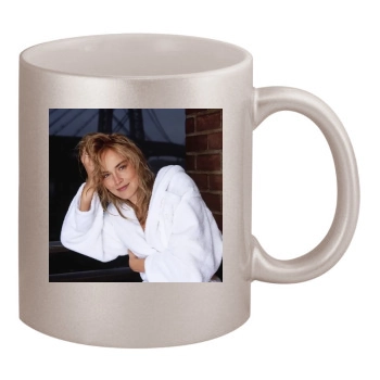 Sharon Stone 11oz Metallic Silver Mug