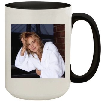 Sharon Stone 15oz Colored Inner & Handle Mug