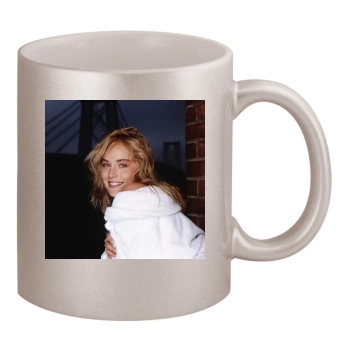 Sharon Stone 11oz Metallic Silver Mug