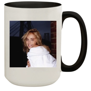 Sharon Stone 15oz Colored Inner & Handle Mug