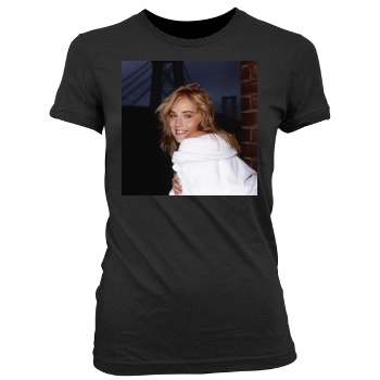 Sharon Stone Women's Junior Cut Crewneck T-Shirt