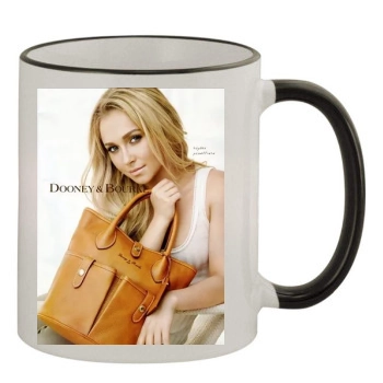 Hayden Panettiere 11oz Colored Rim & Handle Mug