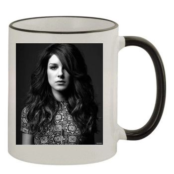 Shenae Grimes 11oz Colored Rim & Handle Mug