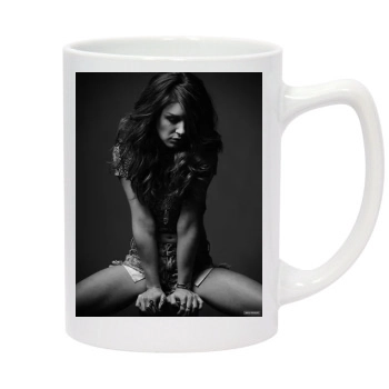 Shenae Grimes 14oz White Statesman Mug