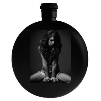 Shenae Grimes Round Flask