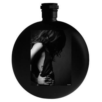 Shenae Grimes Round Flask