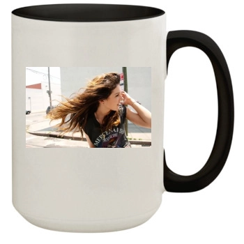 Shenae Grimes 15oz Colored Inner & Handle Mug