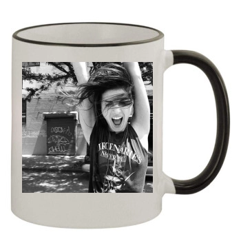 Shenae Grimes 11oz Colored Rim & Handle Mug