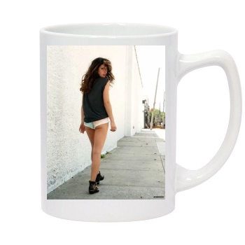 Shenae Grimes 14oz White Statesman Mug