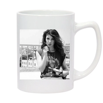 Shenae Grimes 14oz White Statesman Mug