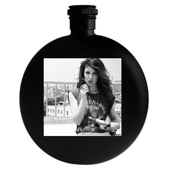 Shenae Grimes Round Flask