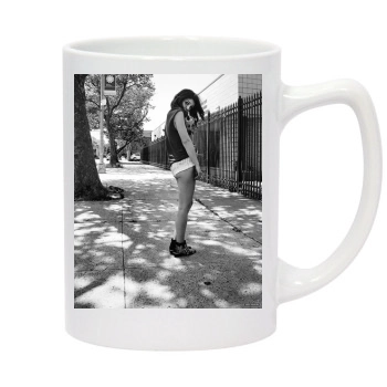 Shenae Grimes 14oz White Statesman Mug