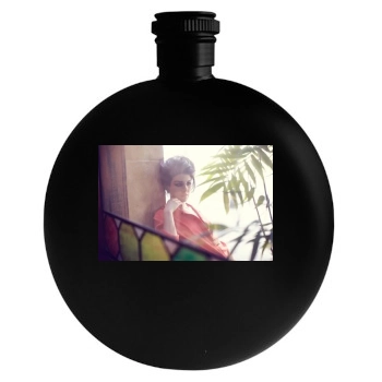 Shenae Grimes Round Flask